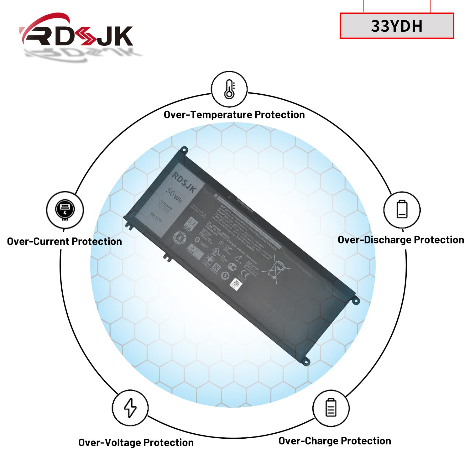 Amazon.com: 33YDH Laptop Battery for Dell Inspiron 15 7577 17 7773 Amazon.com: 33YDH Laptop Battery for Dell Inspiron 15 7577 17 7773